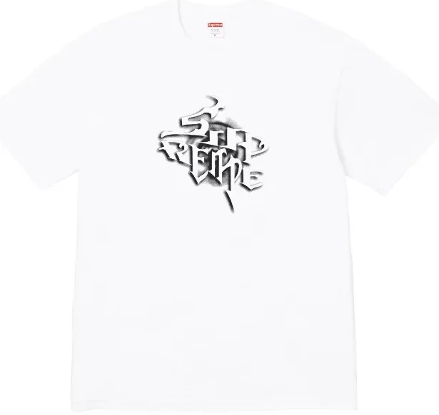 WEEK18 in L S M T-shirt and white letter XL black printed 24FW 0920
